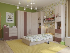 Детская комната Лимбо-1 в Среднеколымске - srednekolymsk.katalogmebeli.com | фото 2