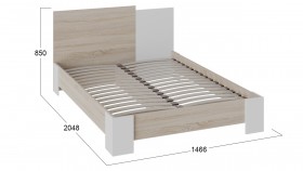 Кровать без ПМ «Сэнди» Тип 1 (без подъемного механизма) в Среднеколымске - srednekolymsk.katalogmebeli.com | фото 4