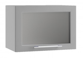Гарда ПГС 500 шкаф верхний горизонтальный со стеклом Белый в Среднеколымске - srednekolymsk.katalogmebeli.com | фото