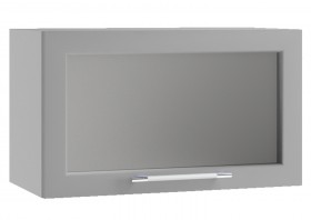 Гарда ПГС 600 шкаф верхний горизонтальный со стеклом Белый в Среднеколымске - srednekolymsk.katalogmebeli.com | фото