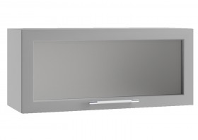 Гарда ПГС 800 шкаф верхний горизонтальный со стеклом Белый в Среднеколымске - srednekolymsk.katalogmebeli.com | фото