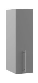 Шкаф верхний Капля П 200 (Лайм глянец/Серый/левый) в Среднеколымске - srednekolymsk.katalogmebeli.com | фото