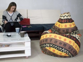Кресло-груша Большое-Африка в Среднеколымске - srednekolymsk.katalogmebeli.com | фото 4
