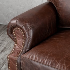 Кресло кожаное Лофт Аристократ (ширина 1100 мм) в Среднеколымске - srednekolymsk.katalogmebeli.com | фото 5