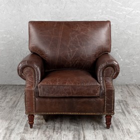 Кресло кожаное Лофт Аристократ (ширина 1100 мм) в Среднеколымске - srednekolymsk.katalogmebeli.com | фото 8
