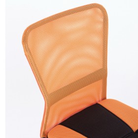 Кресло компактное BRABIX Smart MG-313 (черный, оранжевый) в Среднеколымске - srednekolymsk.katalogmebeli.com | фото 4