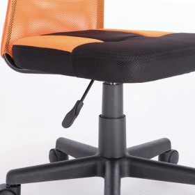 Кресло компактное BRABIX Smart MG-313 (черный, оранжевый) в Среднеколымске - srednekolymsk.katalogmebeli.com | фото 5