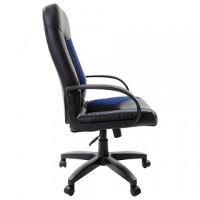Кресло офисное BRABIX Strike EX-525 (сине-черный) в Среднеколымске - srednekolymsk.katalogmebeli.com | фото 2