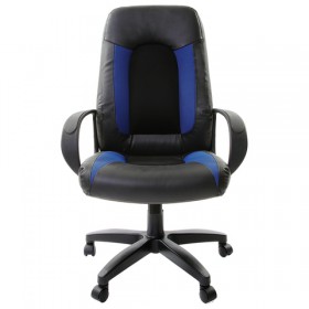 Кресло офисное BRABIX Strike EX-525 (сине-черный) в Среднеколымске - srednekolymsk.katalogmebeli.com | фото 4