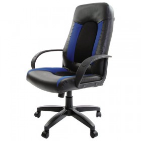 Кресло офисное BRABIX Strike EX-525 (сине-черный) в Среднеколымске - srednekolymsk.katalogmebeli.com | фото 5