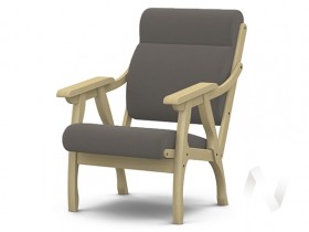 Кресло Вега-10 (бесцветный лак/ULTRA STONE) в Среднеколымске - srednekolymsk.katalogmebeli.com | фото