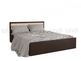 Кровать 1,4 Фиеста (Венге/Дуб беленый) в Среднеколымске - srednekolymsk.katalogmebeli.com | фото