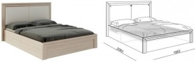 Кровать 1,6 Глэдис (М32) с подъемным механизмом Распродажа в Среднеколымске - srednekolymsk.katalogmebeli.com | фото 2