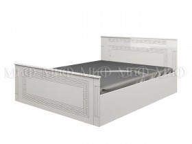 Кровать Афина-1 1,4 м (Белый/Белый глянец) в Среднеколымске - srednekolymsk.katalogmebeli.com | фото