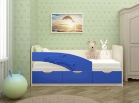 Кровать детская 1,6м Дельфин (Розовый металлик) в Среднеколымске - srednekolymsk.katalogmebeli.com | фото 7