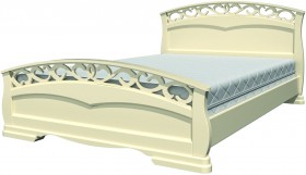 Кровать Грация-1 из массива сосны 1400*2000 Орех в Среднеколымске - srednekolymsk.katalogmebeli.com | фото 21