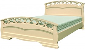 Кровать Грация-1 из массива сосны 900*2000 Белый античный в Среднеколымске - srednekolymsk.katalogmebeli.com | фото 17