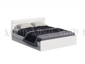Кровать Нэнси New 1,4м (Белый/белый глянец) в Среднеколымске - srednekolymsk.katalogmebeli.com | фото