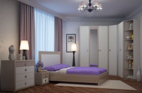Модульная спальня Глэдис в Среднеколымске - srednekolymsk.katalogmebeli.com | фото