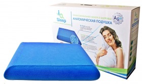 Ортопедическая подушка IQ Sleep (Слип) 570*400*130 мм в Среднеколымске - srednekolymsk.katalogmebeli.com | фото
