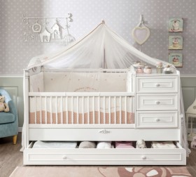ROMANTIC BABY Детская кровать-трансформер 20.21.1015.00 в Среднеколымске - srednekolymsk.katalogmebeli.com | фото 3