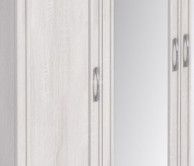 Шкаф 4-х дверный СБ-2389 Флоренция (Дуб Сонома Белый) в Среднеколымске - srednekolymsk.katalogmebeli.com | фото 2
