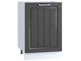 Шкаф нижний 500, ШН 500 (Клен серый/корпус белый) в Среднеколымске - srednekolymsk.katalogmebeli.com | фото