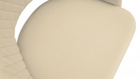 Стул «Калипсо» К1К Белый/Велюр Confetti Cream в Среднеколымске - srednekolymsk.katalogmebeli.com | фото 3
