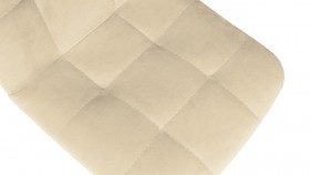 Стул «Райс» К3 Белый/Велюр Confetti Cream в Среднеколымске - srednekolymsk.katalogmebeli.com | фото 3