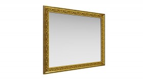 Зеркало навесное "Айрум"/(дуб кальяри / профиль: золото с орнаментом) в Среднеколымске - srednekolymsk.katalogmebeli.com | фото
